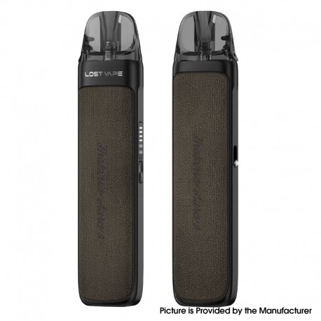 [Ships from Bonded Warehouse] Authentic Lost Vape Thelema Aura S Pod System Kit - Deep Espresso, VW5~40W, 1600mAh, 3ml, 0.6ohm
