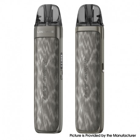 [Ships from Bonded Warehouse] Authentic Lost Vape Thelema Aura S Pod System Kit - Steel Weave, VW5~40W, 1600mAh, 3ml, 0.6ohm