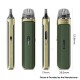 [Ships from Bonded Warehouse] Authentic Lost Vape Thelema Aura S Pod System Kit - Steel Weave, VW5~40W, 1600mAh, 3ml, 0.6ohm