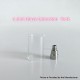 RekaVape Kayfun Prime Style RTA Replacement Extension Tank Tube Kit - 4.5ml, Stainless Steel + Glass