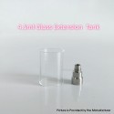 RekaVape Kayfun Prime Style RTA Replacement Extension Tank Tube Kit - 4.5ml, Stainless Steel + Glass