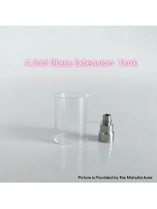 RekaVape Kayfun Prime Style RTA Replacement Extension Tank Tube Kit - 4.5ml, Stainless Steel + Glass