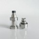RekaVape Kayfun Prime Style RTA Rebuildable Tank Atomizer - Silver, 316 Stainless Steel, 2ml, 22mm Diameter
