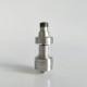 RekaVape Kayfun Prime Style RTA Rebuildable Tank Atomizer - Silver, 316 Stainless Steel, 2ml, 22mm Diameter