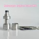 RekaVape Kayfun Prime Style RTA Rebuildable Tank Atomizer - Silver, 316 Stainless Steel, 2ml, 22mm Diameter