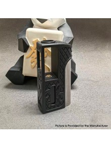 BMM.45 Aio Style DNA60C 60W Boro Box Mod - Black, 1~60W, 1 x 18650, 3D Print, Evolv DNA60C Chipset