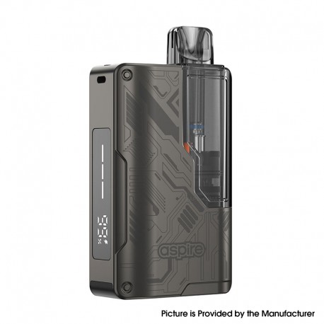 [Ships from Bonded Warehouse] Authentic Aspire Gotek Pro 2 Pod System Kit - Gun Metal, 2500mAh, 4.5ml, 0.6ohm