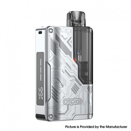 [Ships from Bonded Warehouse] Authentic Aspire Gotek Pro 2 Pod System Kit - Silver, 2500mAh, 4.5ml, 0.6ohm