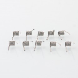 Authentic Thunder Cloud x Coilturd AN RTA Ni80 Pre-Built Coil 3-Core Clapton Coil - 0.35ohm, 28Ga x 3 + 36Ga (10 PCS)