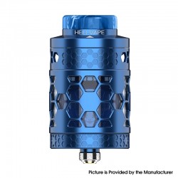 [Ships from Bonded Warehouse] Authentic Hellvape Dead Rabbit 4 RTA Pro Tank Atomizer - Blue, 5.5ml, 26mm Diameter