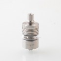 RekaVape Kuma 1.2 Style RTA Rebuildable Tank Atomizer - Silver, 316SS + Glass, 4.5ml, 22mm Diameter