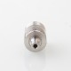 RekaVape Kuma 1.2 Style RTA Rebuildable Tank Atomizer - Silver, 316SS + Glass, 4.5ml, 22mm Diameter