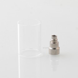 RekaVape Kayfun Prime Style RTA Replacement Extension Tank Tube Kit - 4.5ml, Stainless Steel + Glass