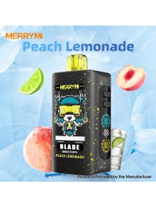 [Ships from EU Warehouse] Authentic MERRYMI Blade 30K Disposable Vape Kit - Peach Lemonade, 50mg, 30000 Puffs, 26ml, 920mAh