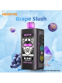 [Ships from EU Warehouse] Authentic MERRYMI Blade 30K Disposable Vape Kit - Grape Slush, 50mg, 30000 Puffs, 26ml, 920mAh