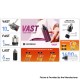 [Ships from Bonded Warehouse] Authentic Vaporesso VAST Replacement Pod Cartridge - 10ml (2 PCS)