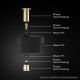 Authentic Ambition Mods T1 Coil Tab 510 Adapter for LVE Orion II / Orion II Pro AIO Mod Kit - Black