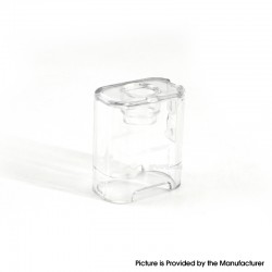 Authentic Veepon X GG Golden Greek VeeX RBA Replacement Tank Tube - Translucent