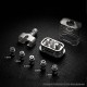 Authentic Veepon x Golden Greek Veex Pro RBA Tank Kit - Silver, 3.5ml, 5 PCS Air Pins 1.0 / 1.5 / 2.0 / 3.0 / 3.5mm