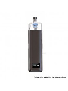 Authentic Veepon x Golden Greek Veex Pro 40W Pod System Vape Kit with RBA Tank Kit - Gun Metal, 1000mAh, 2.0ml / 3.5ml, 1.0ohm