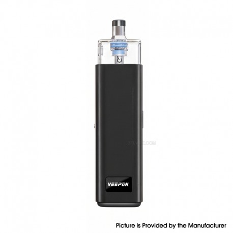 Authentic Veepon x Golden Greek Veex Pro 40W Pod System Vape Kit with RBA Tank Kit - Black, 1000mAh, 2.0ml / 3.5ml, 1.0ohm