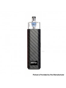Authentic Veepon x Golden Greek Veex Pro 40W Pod System Vape Kit with RBA Tank Kit - Carbon Fibre, 1000mAh, 2.0 / 3.5ml, 1.0ohm