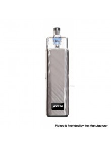 Authentic Veepon x Golden Greek Veex Pro 40W Pod System Vape Kit with RBA Tank Kit - Silver, 1000mAh, 2.0ml / 3.5ml, 1.0ohm