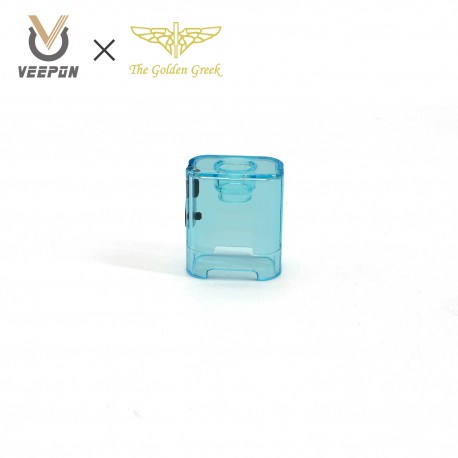 Authentic Veepon X GG Golden Greek VeeX RBA Replacement Tank Tube - Blue