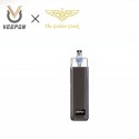 Authentic Veepon x Golden Greek Veex Pro 40W Pod System Vape Kit with RBA Tank Kit - Gun Metal, 1000mAh, 2.0ml / 3.5ml, 1.0ohm