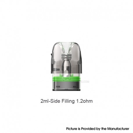 [Ships from Bonded Warehouse] Authentic GeekVape Q Pod Cartridge for Sonder Q / Q2 / Q Lite Kit - 2ml, 1.2ohm Side Fill (3 PCS)