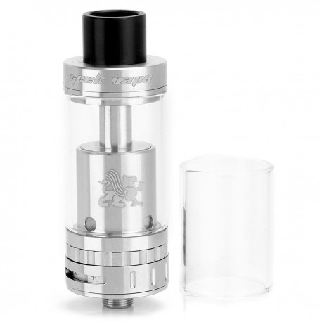 Authentic GeekVape Griffin RTA Rebuildable Tank Atomizer - Silver, Stainless Steel, 3.5mL, 22mm Diameter