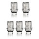 Authentic SmokTech Micro CLP2 Fused Clapton Dual Core Col Head - Silver, Stainless Steel, 0.3 Ohm (30~60W) (5 PCS)