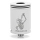 Authentic Wotofo Freakshow RDA Rebuildable Dripping Atomizer - White, Stainless Steel, 22mm