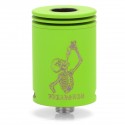Authentic Wotofo Freakshow RDA Rebuildable Dripping Atomizer - Green, Stainless Steel, 22mm