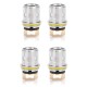 Authentic Uwell Rafale Replacement Coil Heads - Silver, 0.1 Ohm, Ni200 (4 PCS)