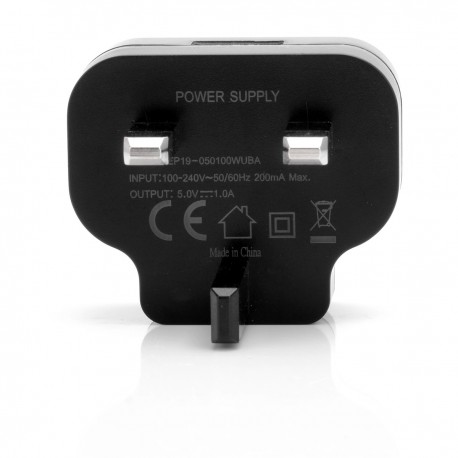 Authentic Aspire USB Charger Adapter for Electronic - Black, UK Plug, AC 100~240V