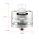 Authentic Wismec Inde Duo RDA Rebuildable Dripping Atomizer - Silver + Transparent, Stainless Steel + Glass, 30mm