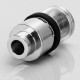 Authentic HCigar Fodi RDTA Rebuildable Dripping Tank Atomizer - Silver, 316 Stainless Steel + Glass, 2.5mL, 22mm Diameter