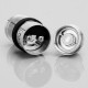 Authentic HCigar Fodi RDTA Rebuildable Dripping Tank Atomizer - Silver, 316 Stainless Steel + Glass, 2.5mL, 22mm Diameter