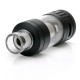 Authentic CoilART Online Tank Sub Ohm Clearomizer - Black, Stainless Steel + Pyrex Glass, 3mL, 0.5 Ohm, 22mm Diameter