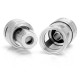 Authentic Pioneer4you iPV Pure X2 Coil Less Sub Ohm Tank - Silver, Stainless Steel + Glass, 3.5mL, 0.05 ohm, 24mm Diameter