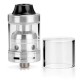Authentic Sigelei Moonshot RDTA Rebuildable Dripping Tank Atomizer- Silver, 2mL, 22mm Diameter