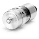 Authentic Steam Crave Aromamizer V2 RDTA Atomizer - Silver, 6mL, 304 Stainless Steel + Glass, 22mm Diameter