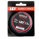 Authentic YouDe UD Kanthal A1 Clapton Heating Wire for Rebuildable Atomizer - Silver, 26 + 32 GA (15 feet)