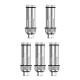 Authentic Aspire 316 Stainless Steel TC Coil Heads for Cleito Tank K4 Starter Kit -Silver, 0.4 ohm (55~65W / 450~530'F) (5 PCS)
