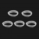 Authentic SMOKTech Micro TFV4 Replacement Silicone Sealing O-Ring - White (5 PCS)