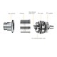 Authentic Aspire Cleito RTA Rebuildable Tank Atomizer Coil System - Silver, Stainless Steel