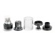 Authentic GeekVape Griffin 25 6ml RTA Rebuildable Tank Atomizer - Black, Stainless Steel + Glass, 25mm Diameter