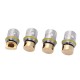 Authentic Uwell Rafale Replacement Coil Heads - Silver, 0.2 Ohm, 316 Stainless Steel (4 PCS)