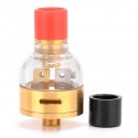 Authentic Oumier Monkey King RDA Rebuildable Dripping Atomizer - Golden, 316 Stainless Steel + Glass, 22mm Diameter